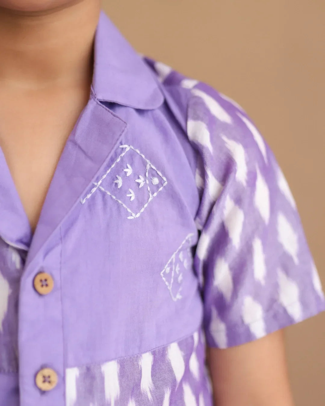 Arin Ikat Shirt – Lavender