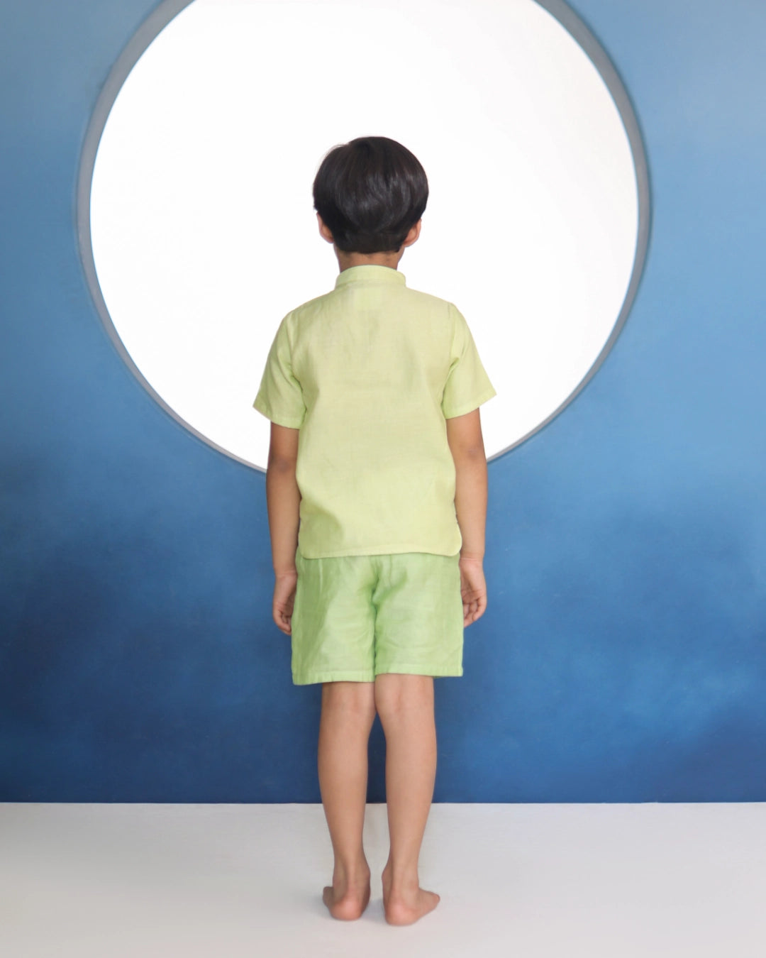 Veer Chanderi Co-ord Set – Sage Green