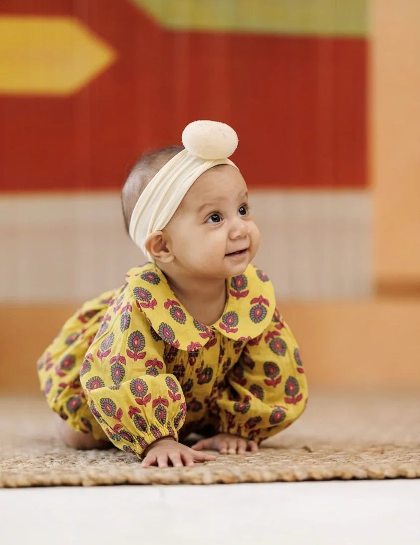 Aru Romper - Yellow
